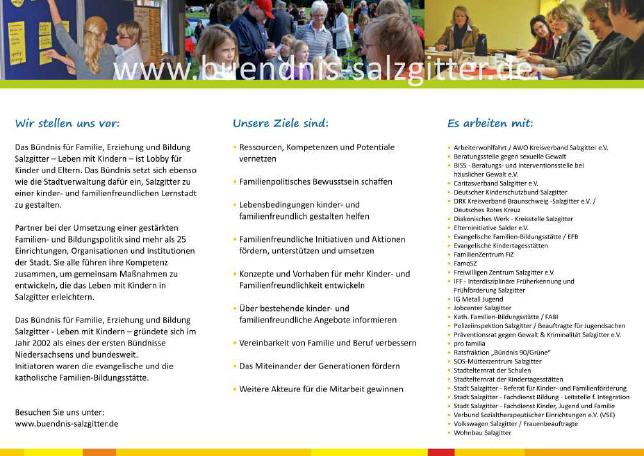 Faltblatt Innenansicht